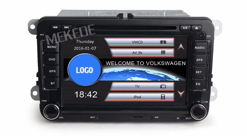Discount Europe warehouse Car dvd player Radio Stereo for Volkswagen golf 6 touran passat B7 sharan Touran polo tiguan GPS Navigation RDS 16
