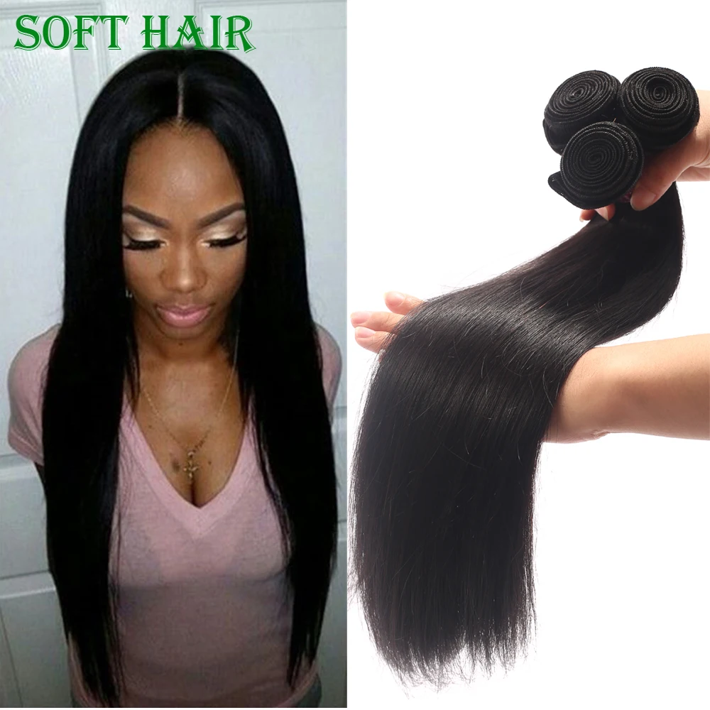 

Unbearable Price Grade 8a Indian Straight Virgin Hair 3bundle Best Human Hair Weave Soft Hair Sample Bundles