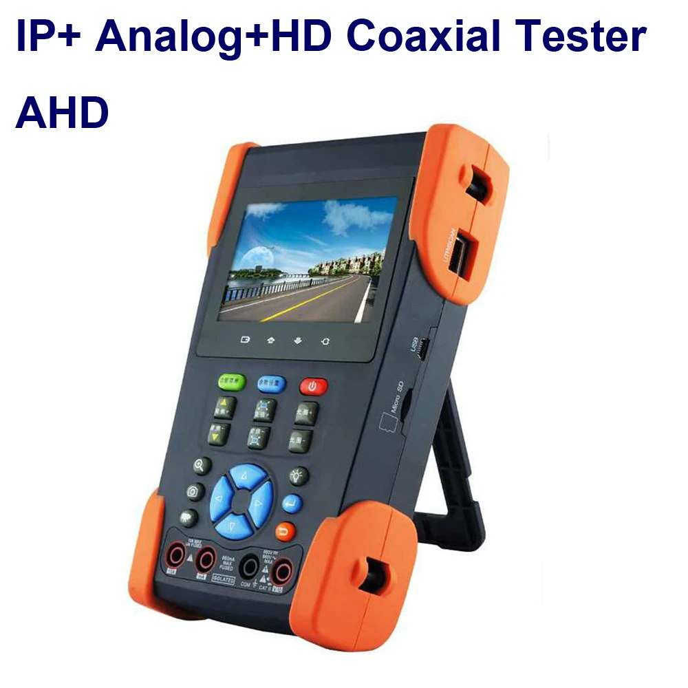 CCTV Camera teste HD Coaxial AHD IP Camera Tester 5mp with Wifi Touch