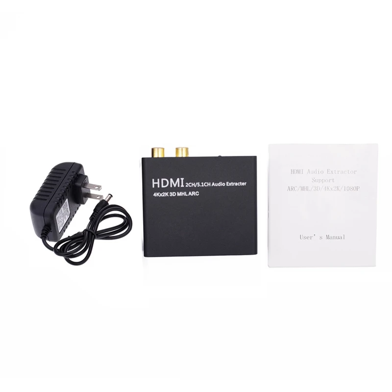 HDMI аудио экстрактор поддержка ARC/3D/4 K x 2 K/1080 P EU Plug