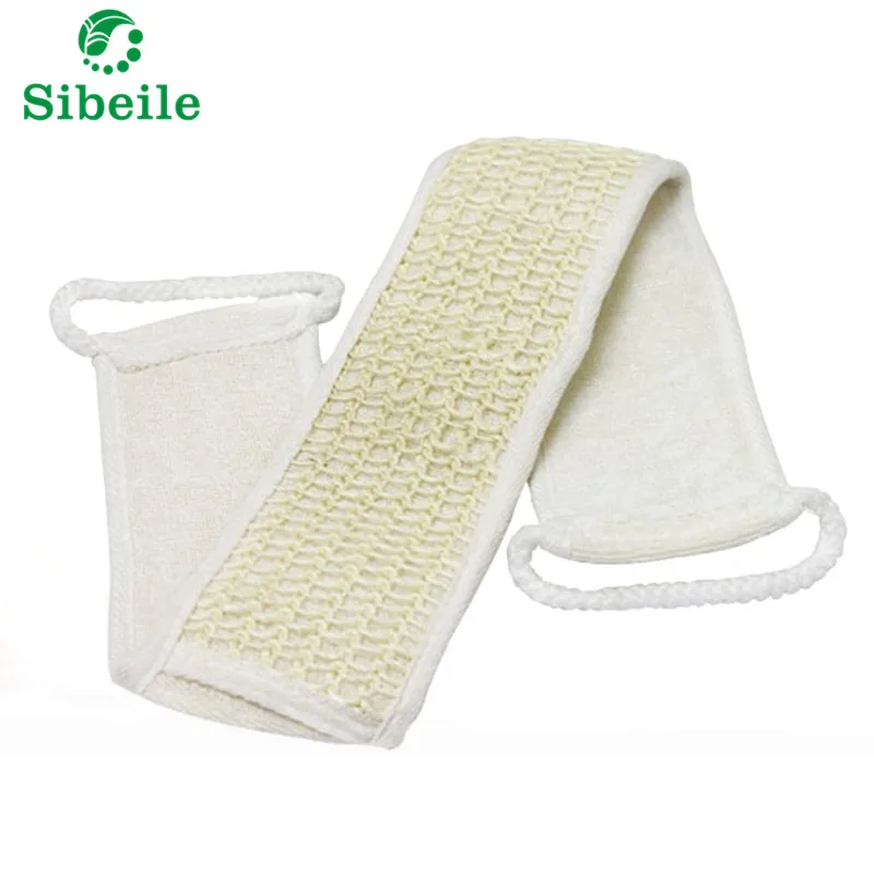 SBLE Wash Skin Spa Towel Loofah Towel Massage Scrubber Hemp Natural Soft Exfoliating Skin body wash Body Bath Brushes