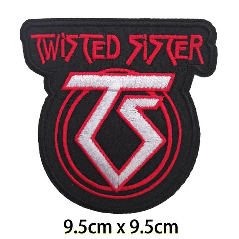 Twisted Sister Группа Логотип клеевая заплатка музыкальной группы значок Вышитая
