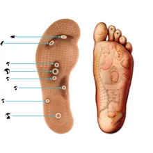 Детокс тела для похудения Магнитная акупунктура ног точка терапевтическая стелька подушка Массажер Brioche комфорт массаж колодки для обуви терапия