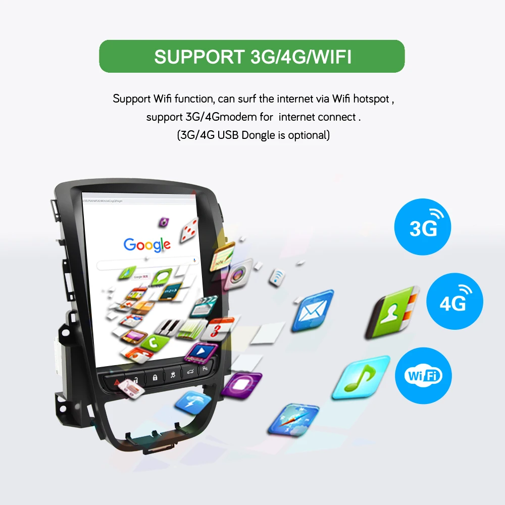 Best Bonroad Android 6.0 Car Multimedia Player  For Opel Vauxhall Holden ASTRA J 2010 -2013 Radio Player Navigation Audio Player 10