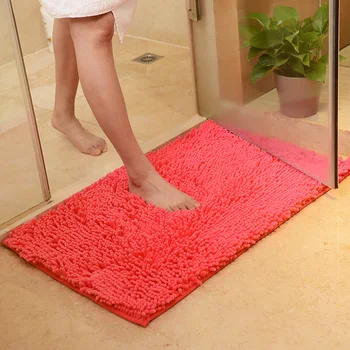 

Bathroom Bath Non-slip Mat Chenille Mats For Living Room Mats Rugs Water Absorbing Rug Kitchen Carpets Soft Comfortable Doormat
