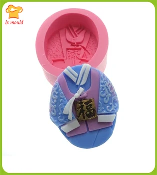 

LLXYY MOULD Free South Korea Silicone Mold Hanbok Mold Aroma Stone Paste Mold Handmade Soap Mold