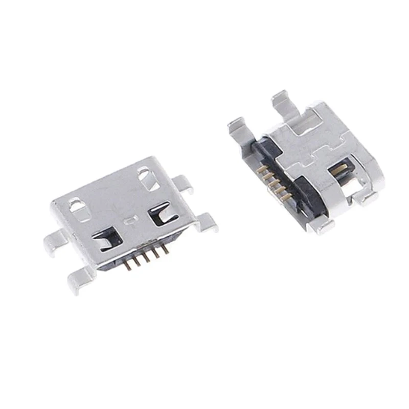 10X Mini USB Male 5 Pin Socket Pin 3-Pieces Metal cover Types Plug Connector
