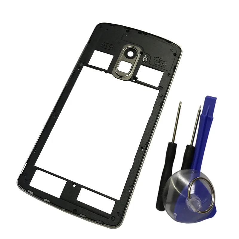 Original Middle Holder Frame For K4 NOTE A7010 Housing Case With Antenna Middel frame Free Tools | Мобильные телефоны и