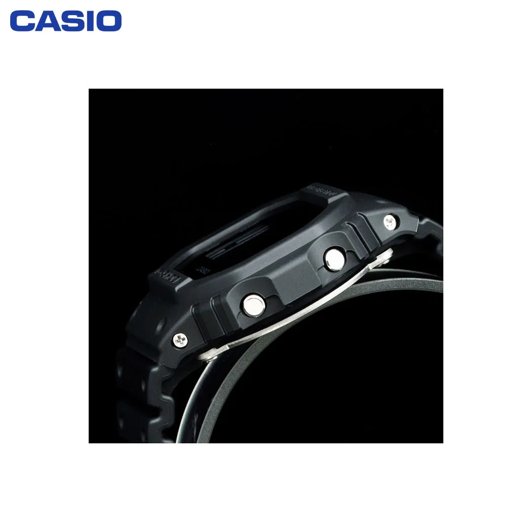 Наручные часы Casio DW 5600BB 1E мужские электронные на пластиковом ремешке|Спортивные