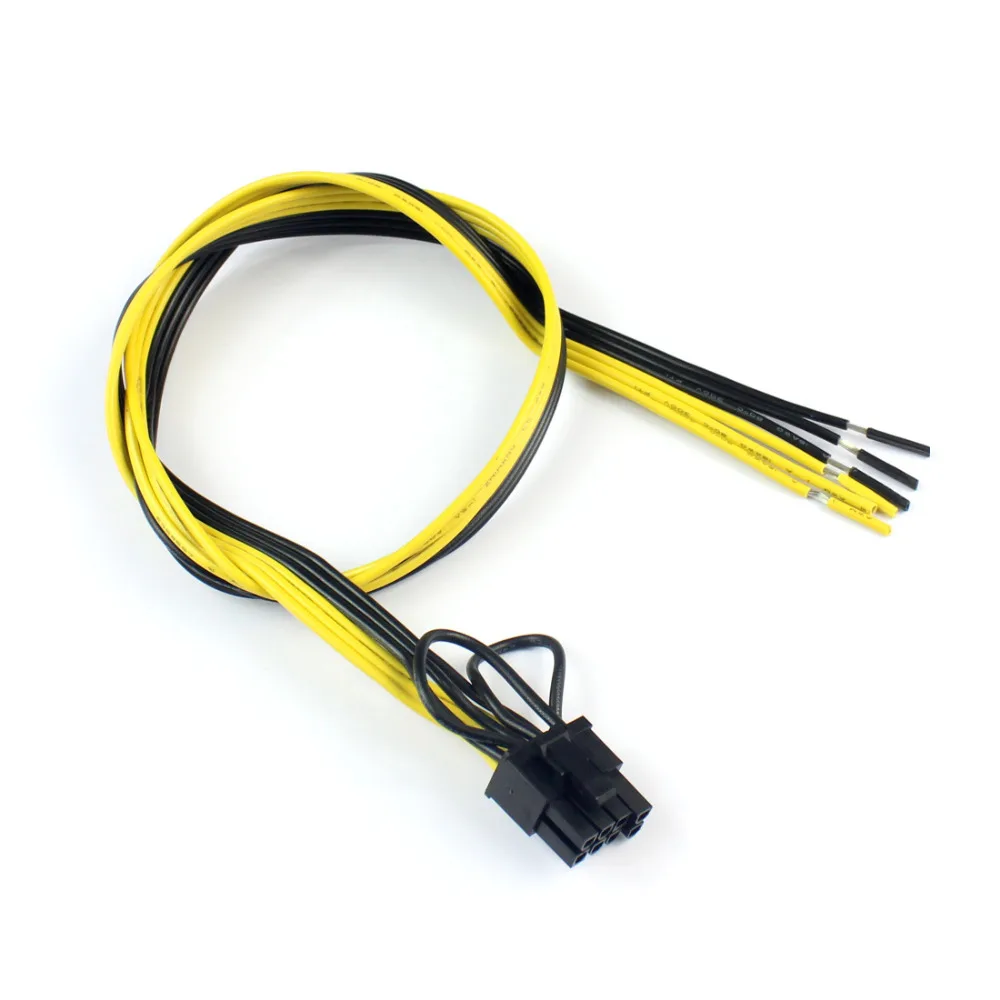 18AWG 60CM PCI E 8(6+2) PC Graphics Video Card DIY Power Extension