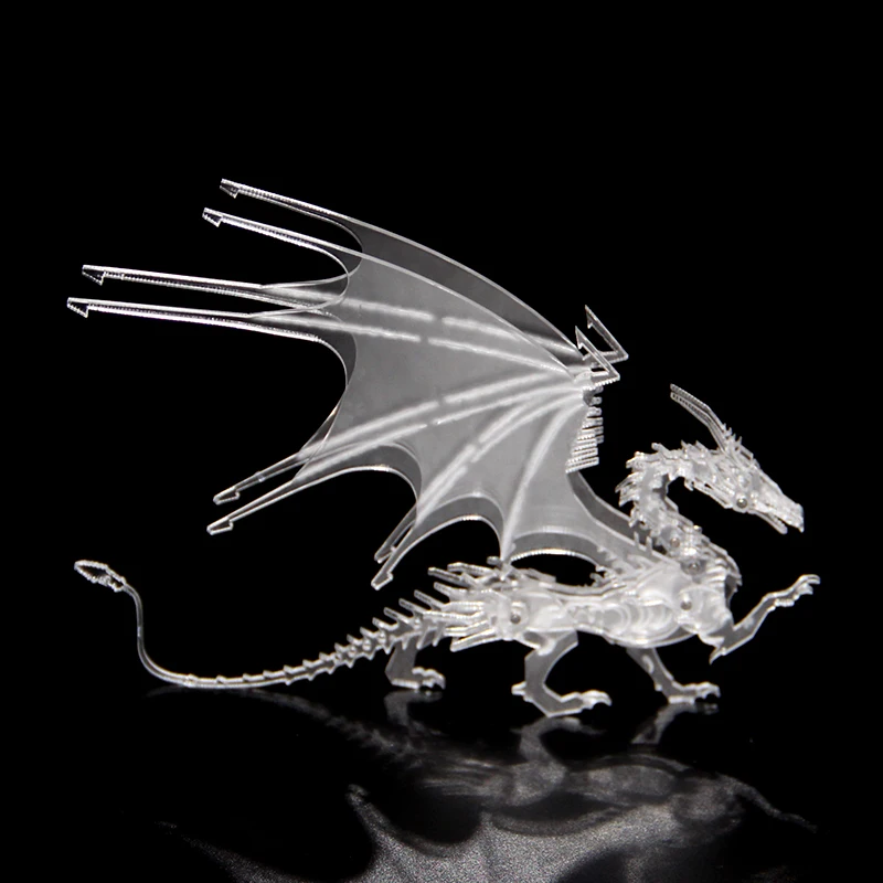 Сделай Сам акриловые 3D Fly дракон в собранном виде модели головоломки для взрослых