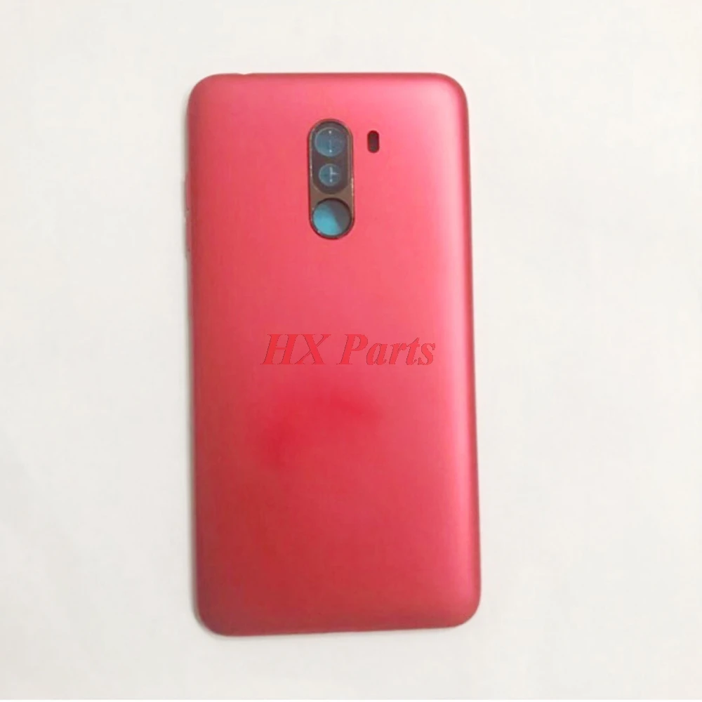 Для Xiaomi Pocophone F1 крышка батареи задняя дверь чехол пластиковая + набор боковых