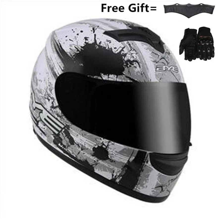 

Motorcycle Dual Visor Full Face Helmet DOT with 22 Colors (M, MATTE BLACK)