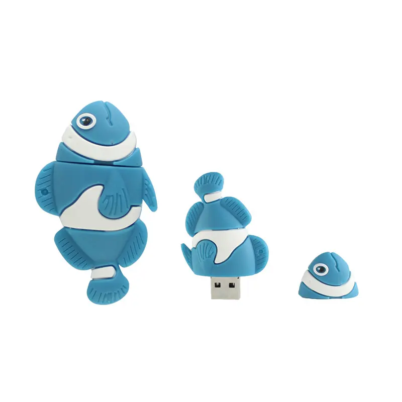 Флеш накопитель USB 2 0 в виде рыбы клоуна 32 ГБ 4 8 16 ГБ|USB флэш-накопители| |