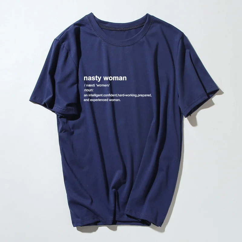 

Summer New Collection Men Tshirt Streetwear Tops Tee Hip Hop Fashion Camiseta Letter Short Sleeve Funny NASTY WOMAN T-Shirt