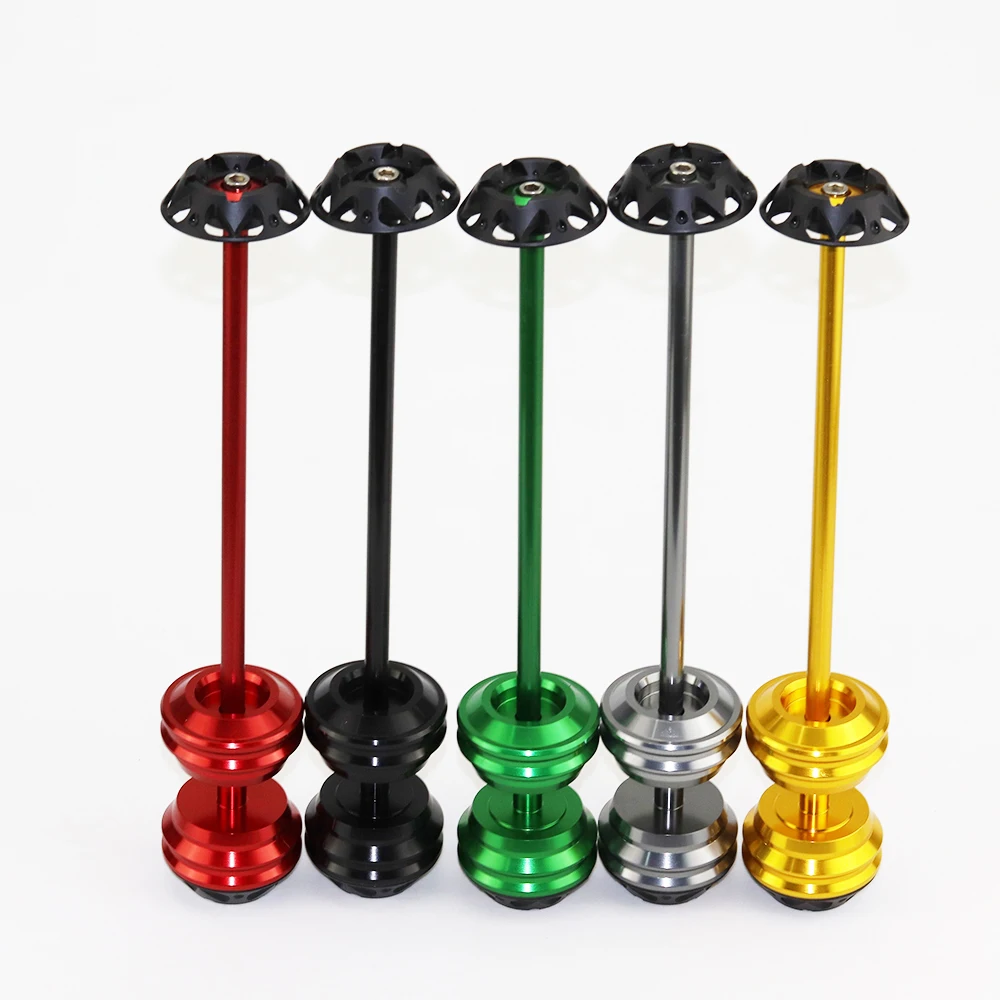 

1x Motorcycle Front Axle Fork Wheel Protector Crash Sliders Cap Pad For Kawasaki Z750 2007-2014 Z1000 2003-2017 2004 2005 2006