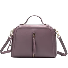Classic Temperament Fashion Soft Genuine Leather women handbags Simple Chic women bag Small Square Crossbody Bag