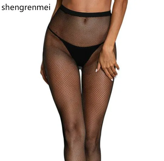 Shengrenmei 2019 Популярные летние маленькие сетчатые колготки женские ажурные черные колготки
