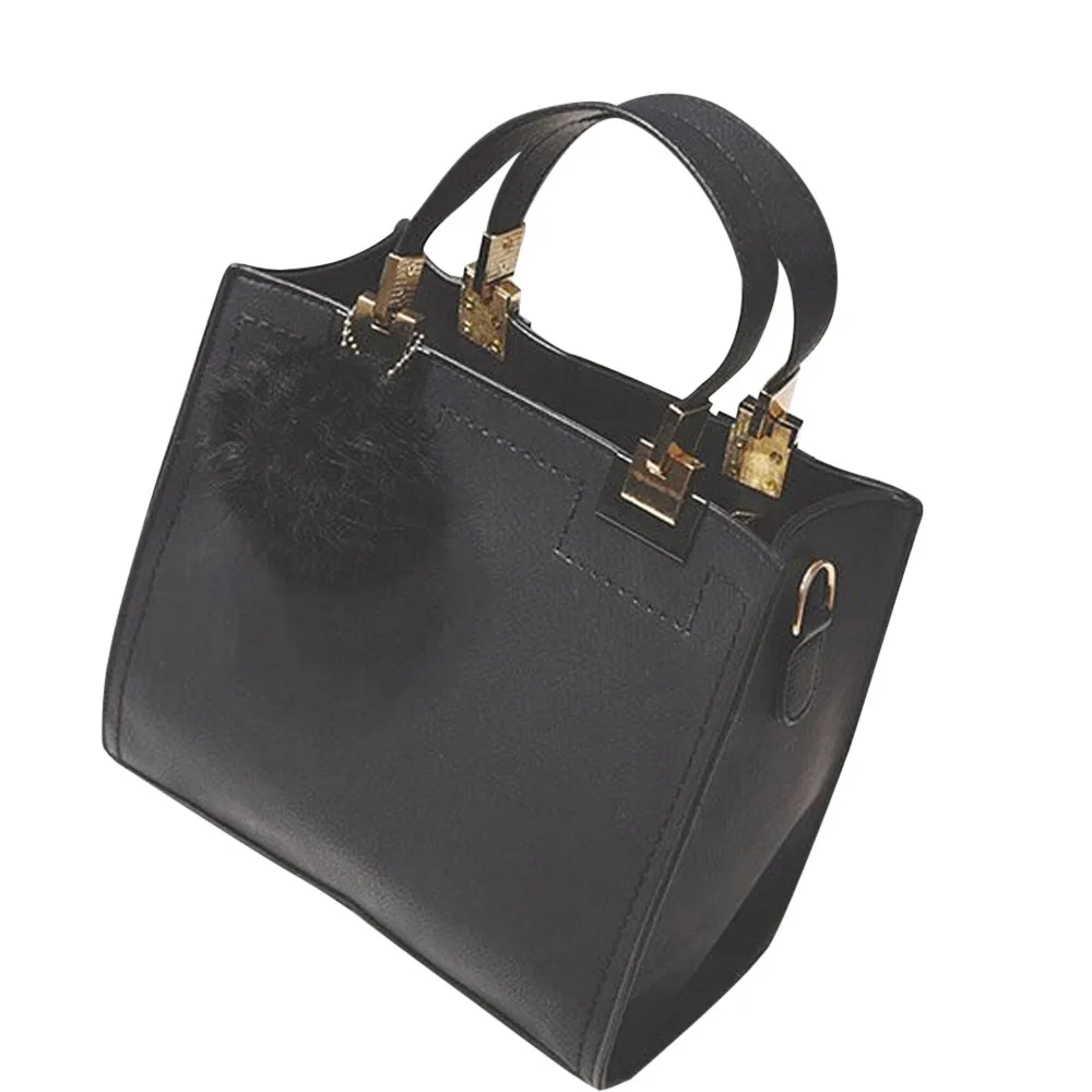 Aelicy, роскошная сумка из искусственной кожи на молнии, женская мода, женские кошельки и сумки, поддельные сумки, сумки через плечо для женщин - Цвет: Черный