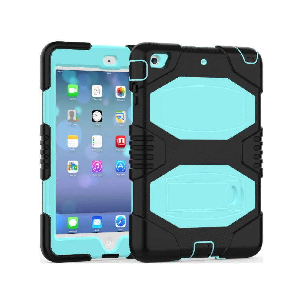 Tablet Case For Ipad Air 9.7" BEVA Heavy Duty Shockproof Hybrid Rubber
