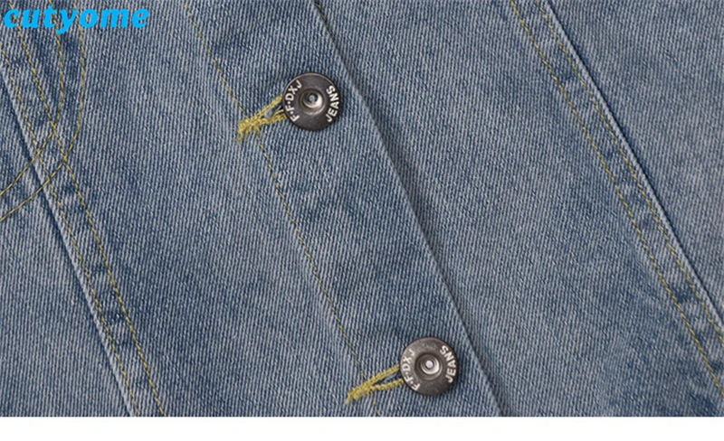 teenage girls ruffles denim jacket10