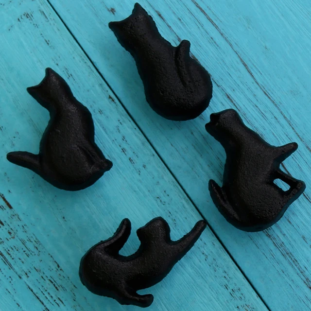 Best Offers 1PCS Cast Iron Cat Black Type Cabinet Drawer Pulls And Knobs American Style Kitchen Bedroom Furniture Handles Best Offers 1PCS Cast Iron Cat Black Type Cabinet Drawer Pulls And Knobs American Style Kitchen Bedroom Furniture Handles