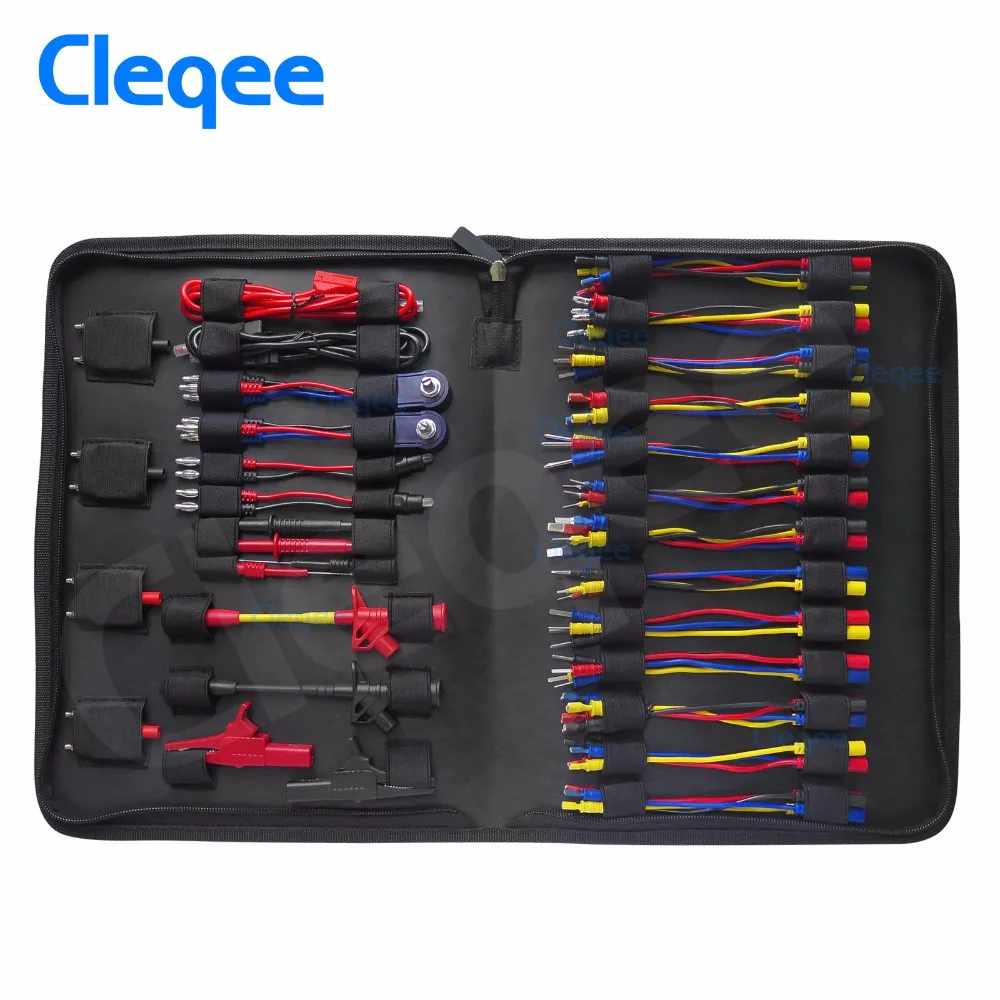 US $104.97 70PCS Cables Tool Tester Automotive Multifunction Diagnostic Multimeter Connectors Test Lead Kits For Electronic Auto Repair