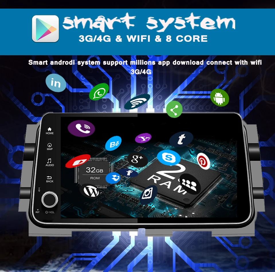 Discount Android 9.0 Octa Core Car Radio GPS Navigation Stereo Headunit WIFI 3/4G Media DVD Player For Nissan Kicks 2015-2018/ Micra 2017 9