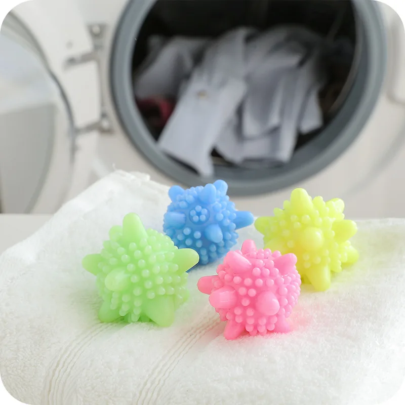 

5pcs Reusable Laundry Washing Balls Clothes Dryer Balls Reusable Clean Tools Laundry Washing Drying Fabric Softener Ball Dryers