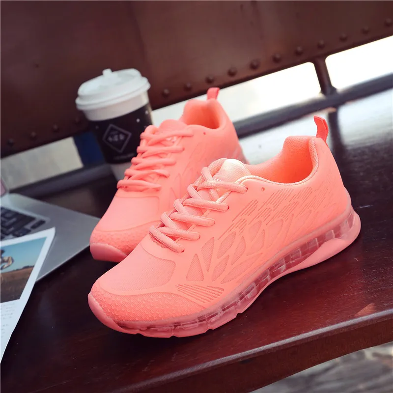 Sycatree 2019 Spring summer Women Running Shoes Girls Air Cushion Flywire Breathable Outdoor Training Jogging High Quality | Спорт и
