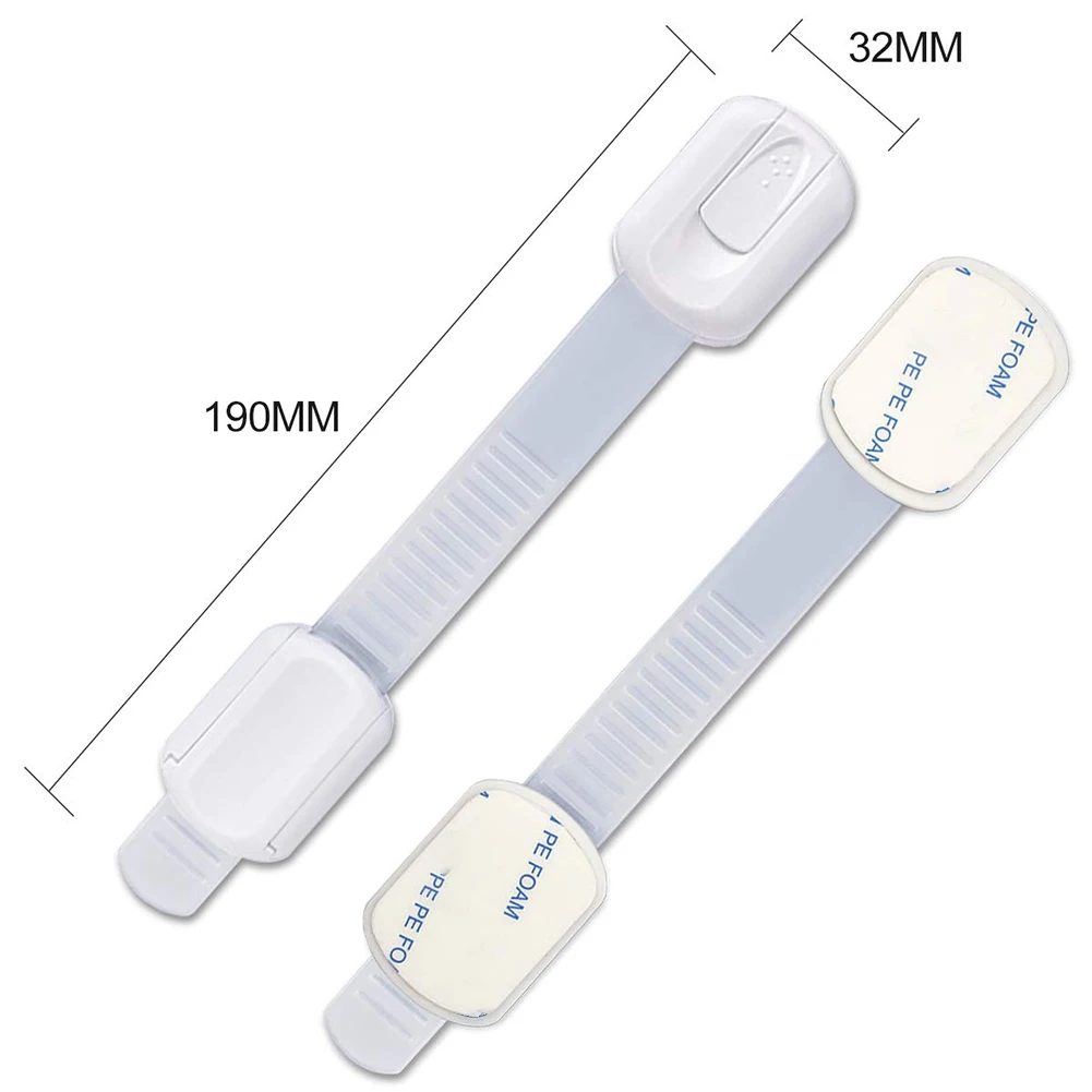 6 шт., защита пальцев на ремешке, безопасный шкаф для детей, самоклеящийся домашний легкий шкаф с выдвижным ящиком для детей, простая