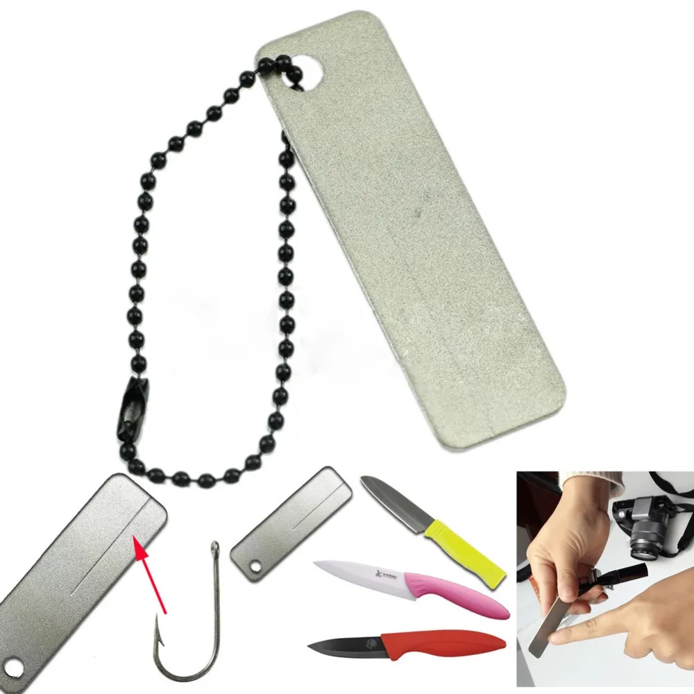 

Portable Super-hard Mini Diamond Sharpener Sharpening Whetstone Outdoor Tool New C42