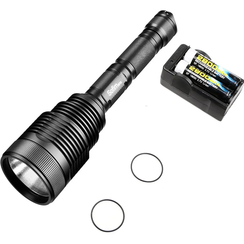 Value Set High Power LED Flashlight Cree 2200 Lumens 5 Modes Self