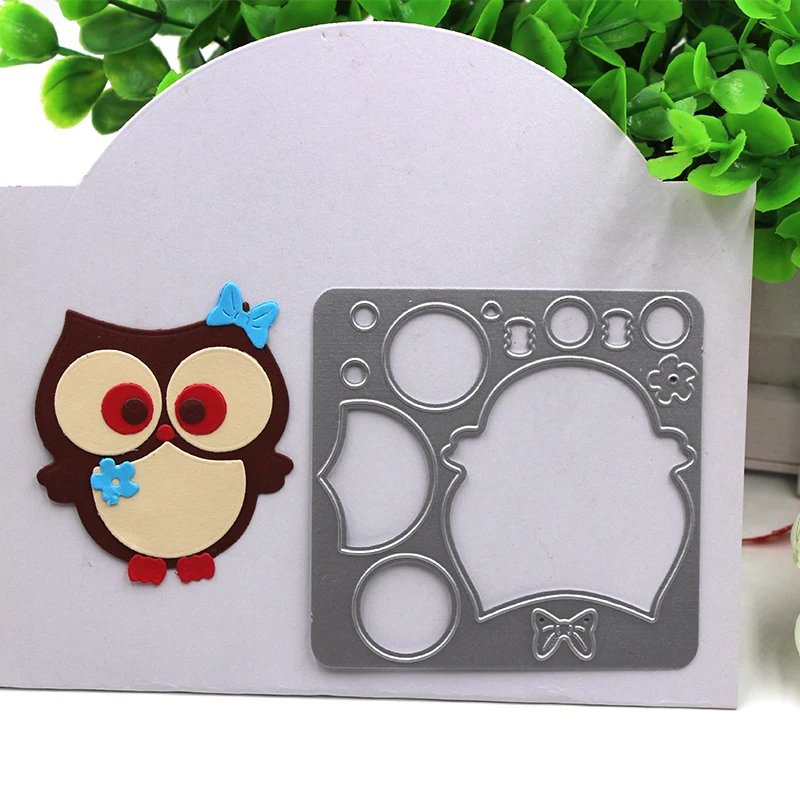 

2017 NEW Owl Metal Cutting Dies Stencils Template for Scrapbooking Card Album Embossing Decor DIY Metal Crafts Gift