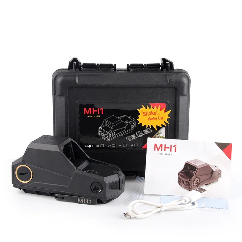 MH1 Red Dot Sight Reflex  Largest Field of View Night Vision With QD Quick Detach and USB Charger for Tactical Hunting Airsoft Scope RL5-0041 (2)
