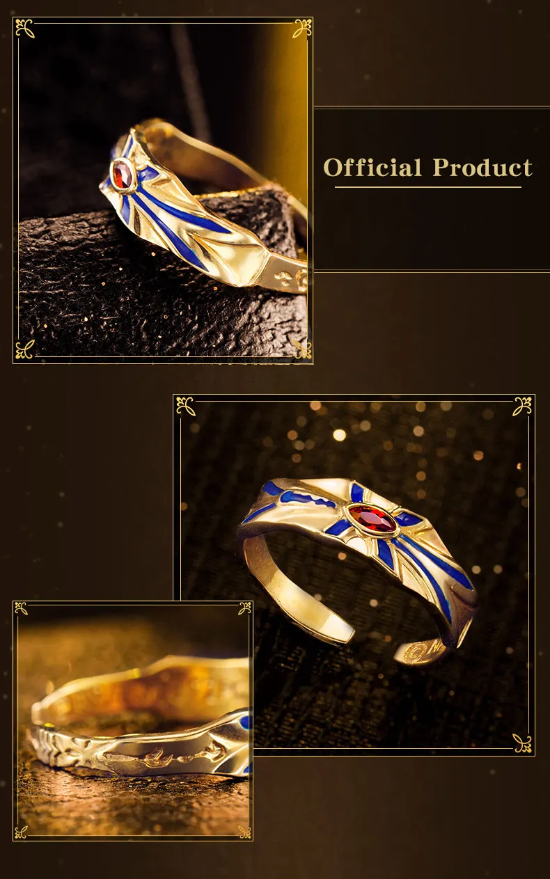 Fate Zero Saber Archer кольцо серебряное 925 пробы крест ювелирные изделия ожерелье Аниме роль эмия кирицугу фигурка модель