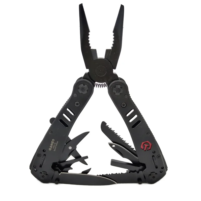 Acampamento ao ar Faca de Sobrevivência Ganzo Multitool Livre Pesca Caminhadas Alicate Dobrável Ferramentas Edc Multifuncional Chave Fenda G301b 10 Ganzo g301b multitool acampamento ao ar livre