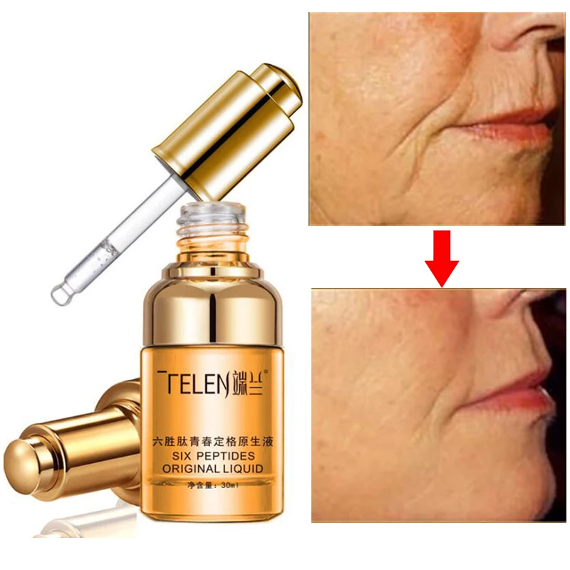 

Face Anti Wrinkle Cream Day Cream Moisturizer Six Peptide Aging Serum creme anti rugas Hydrating Lifting Facial Firming