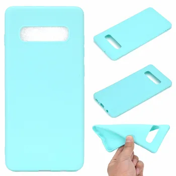 

50pcs/lot Candy color 1MM thickness TPU high quality cover case for samsung galaxy S7 S7 edge S8 S9 S8 S9 plus S10 lite plus