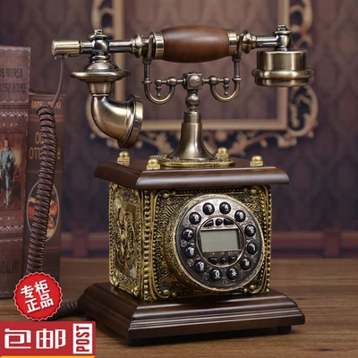 

Genuine antique European telephone dial rotating retro fashion home phone telephone
