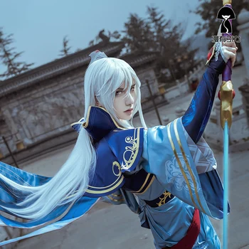 

LOL Ehe Blade's Shadow Talon Legend Of Jade Sword Uniform Cosplay Costume Free Shipping