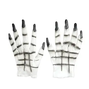 

1 pcs Halloween Animals Horror Funny Wolf Claw Gloves Ghostcrawler Werewolf Gloves for Dressing Prop Costumes Party Cosplay