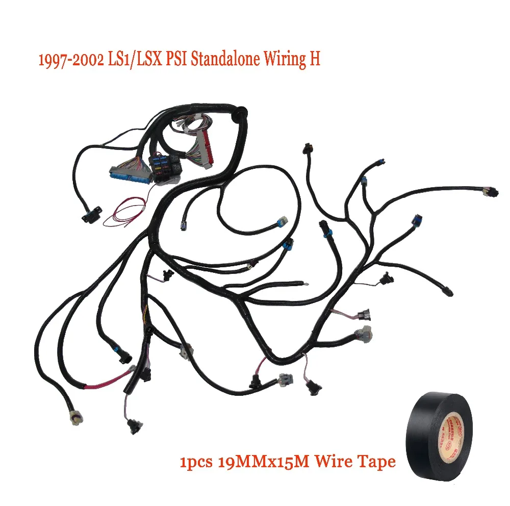 1997-2002 LS1/LSX STANDALONE WIRING HARNESS W/T56 Or NON-ELEC (DBC)
