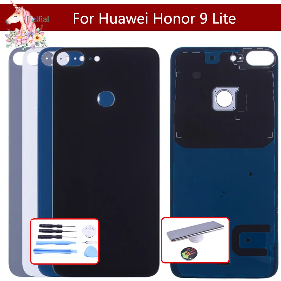 

For Huawei Honor 9 lite LLD-AL100 Battery Cover Back Housing Rear Door Case Battery Cover Panel Replacement