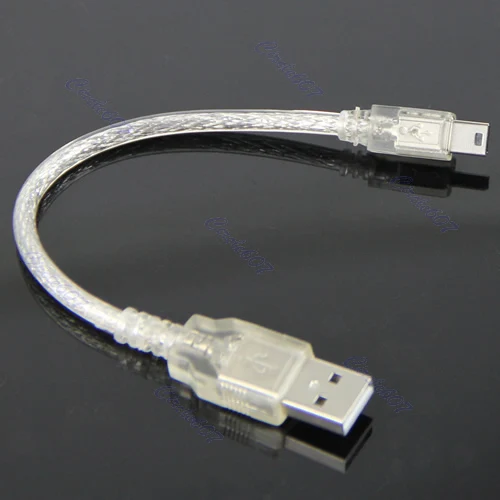 

USB2.0 Short Extension Cable A Male to Mini 5-pin B Male USB 50pcs/lot Adapter Cable