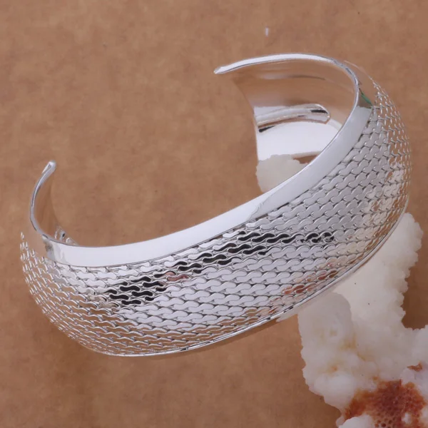 

AB148 Wholesale silver plated Free Shipping bangle, 925-sterling-silver fashion jewelry Bracelets and decorative pattern /ahaixo