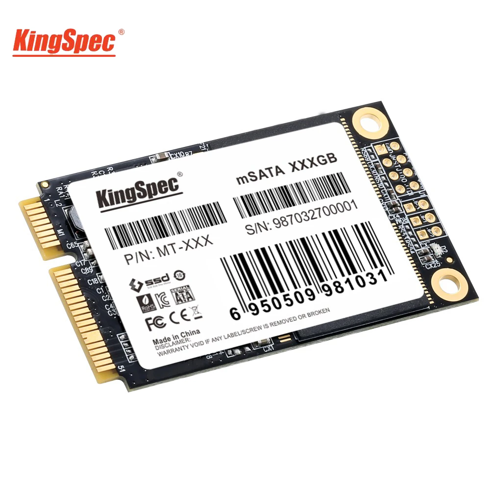 KingSpec 32 Гб 64 SSD 256 ГБ mSATA 500 1 ТБ Мини HDD чехол для USB 3 0 HD Жесткий Диск Модуль планшета