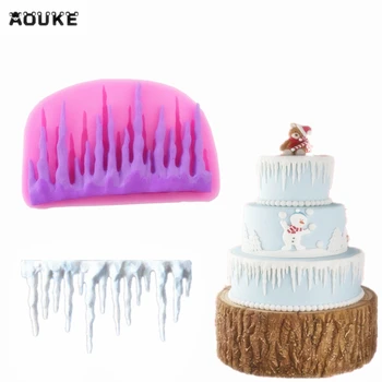 

Aouke Rocky Icicle Shape Cake Decorating Tool Chocolate Mold Silicone Gumpaste Baking Tool Cake Mold G186