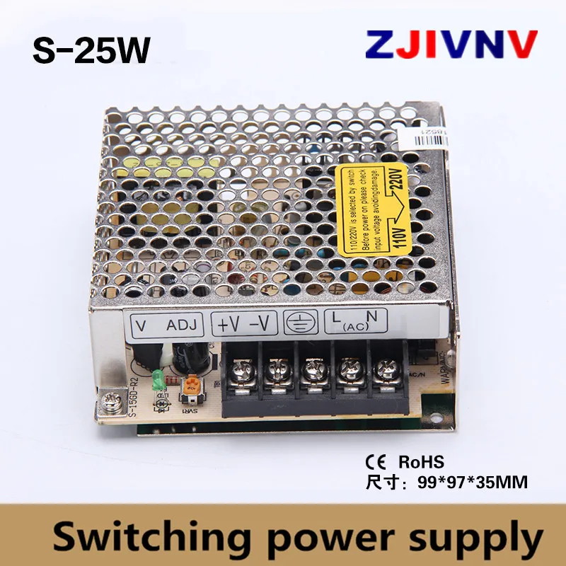 

single output 25W switching power supply output 5v 5a, 15V 1.6A, 24V 1A power supply ac-dc led power supply 12v 2A,