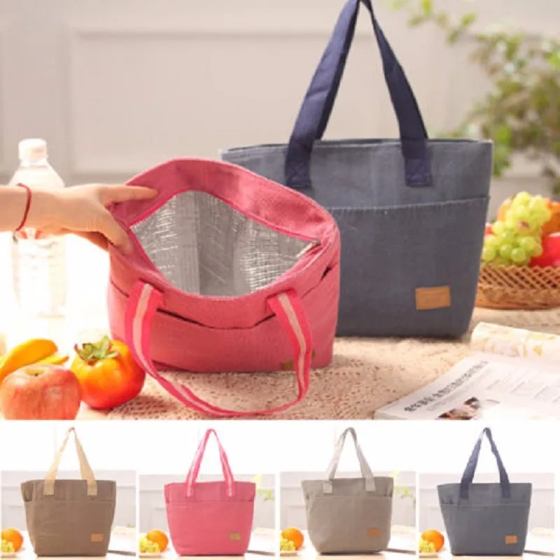 1pc Lunch Box Bag Waterproof Insulated Thermal Cooler Lunch Box Picnic Snack Lunch Box Travel Lunch Carry Tote Portable ContainerIce Storage Bag (6)